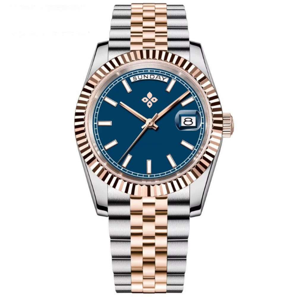 Rose Gold Blue Majestic
