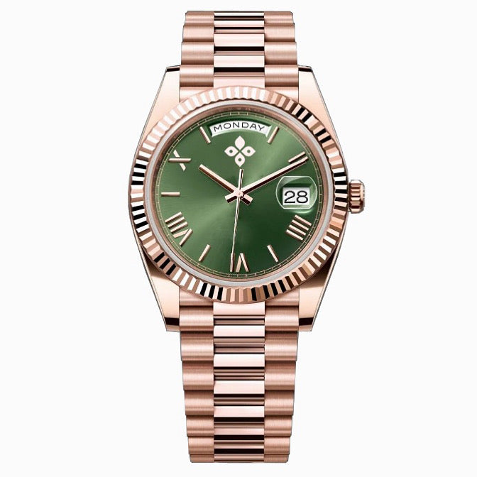 Emerald Rose Gold Roman