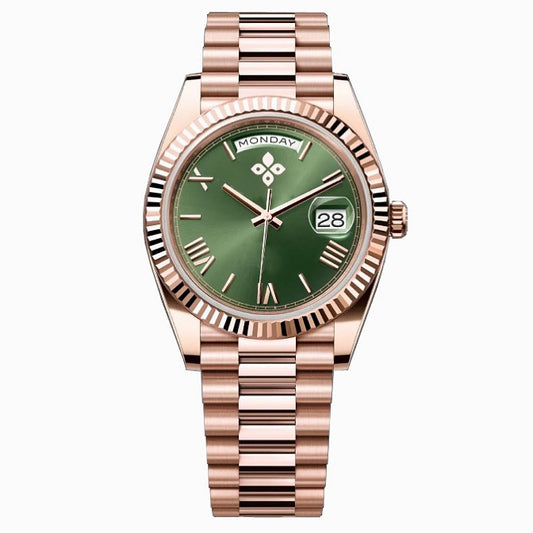 Emerald Rose Gold Roman